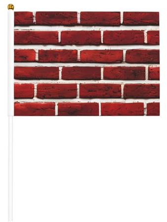 Lot de 6 et 10 drapeaux à main, bannières sur bâton, petits drapeaux pour défilés, fêtes, bars, anniversaires