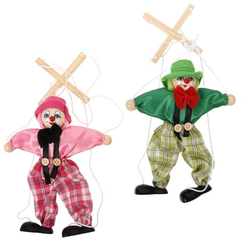 ERINGOGO Piraten Marionettenpuppe Aus Holz Kinder Und Erwachsene Puppentheater Zugschnur Spielzeug Fingertraining Eltern Kind