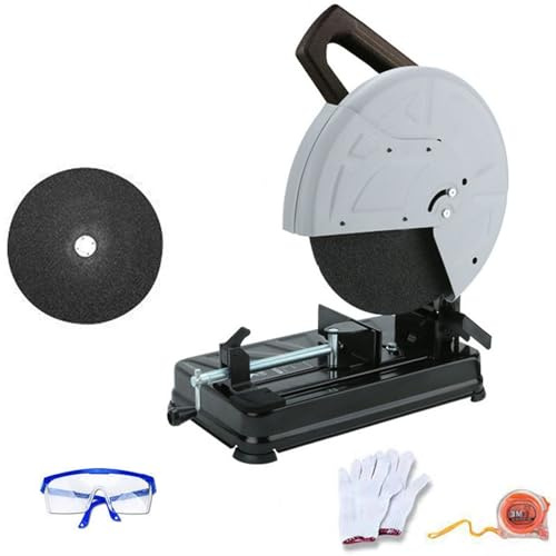ZYGPH Sega Circolare abrasiva da 3100 W, Sega Circolare da 14 Pollici, Sega troncatrice con Angolo Regolabile da 0 a 45°, per Il Taglio di Metallo/Legno e Altri Materiali