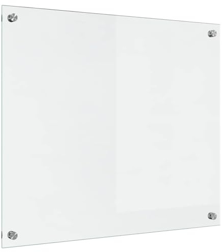 vidaXL Küchenrückwand Transparent 70 x 60 cm Gehärtetes Glas