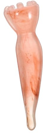 HIAKDOFT Gesichtsmassage Stick Klein Ergonomischer Massagegriff Spitz Geformter Gesichtsschaber Massagestab aus Hautfreundlichem Material zur Durchblutungsförderung und Muskelentspannung