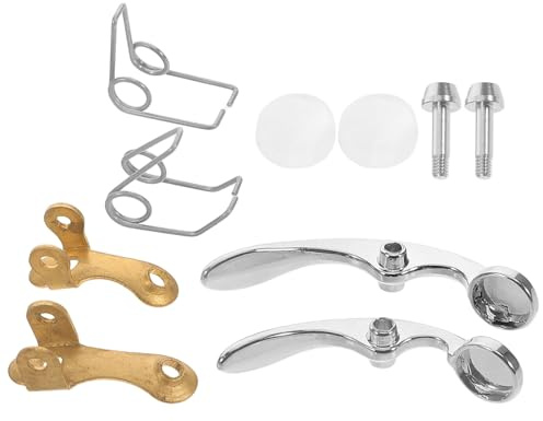 Alasum Trompeten Reparaturset mit Wasserschieber Schlüsselschrauben und Polstern aus Metall und Kunststoff Langlebig und Stabil für Trompetenspieler Zubehör zur Pflege