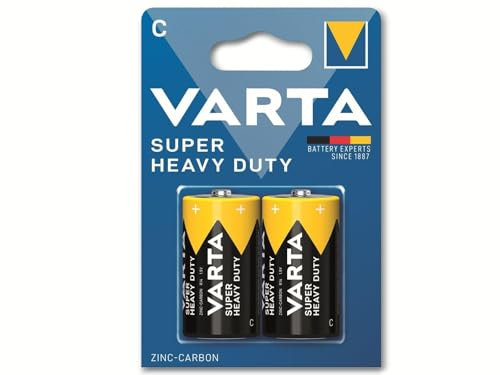 Varta 42336 R14/C (Baby) (2014) - Batteria Cloruro di Zinco 1 5 V, Argento