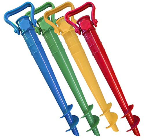 Picchetto Puntale in ABS per Ombrellone da Spiaggia 42 cm Colori Assortiti