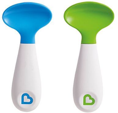 Munchkin Scooper™ Cucharas, azul/verde, pack de 2