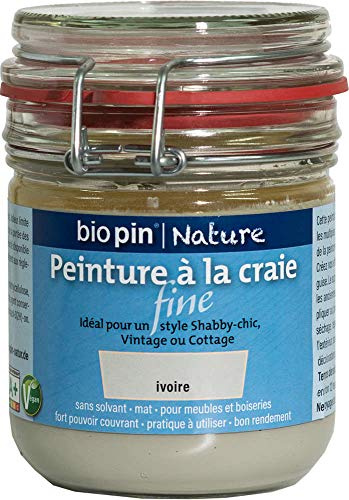 Biopin Nature Peinture Naturelle à la Craie Fine 0,325 L - Ivoire