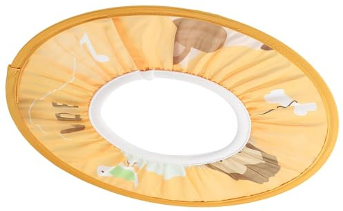 Baby Badekappe Safe Shampoo Duschhaube Badewanne Kopf Haarspüler Schutz Kleinkind und Kinder verhindern das Eindringen von Wasser in Augen und Ohren(Orange)