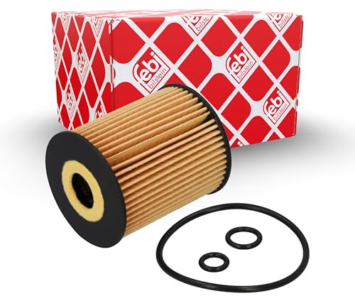 febi bilstein 109621 Ölfilter mit Dichtringen, 1 Stück | Kompatibel mit: SEAT IBIZA IV, IBIZA IV Kasten/Schrägheck, IBIZA IV SC, IBIZA IV ST, SKODA FABIA II, FABIA II Combi, ROOMSTER