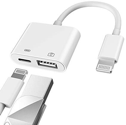 per Apple Certificato Adattatore per Lightning Maschio a USB Femmina OTG e Cavo Caricabatterie per iPhone 14 pro max per Ipad A Fotocamera Memory Stick Flash Drive Cavo Convertitore Splitter Ricarica