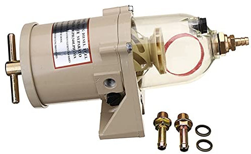 Autoteile 50 0fg 500fh LKW -Kraftstofffilter -Wasserabscheider 300x110 mm Engineering Plastik for leichte LKW -LKWs große Autos anwendbar Zubehör (Color : White)