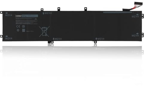 LUSONBAY 97Wh 6GTPY 5XJ28 Batteria per PC portatile Dell XPS 15 9560 9570 7590 P56F001 P56F002 Precision 5520 5530 5540 Mobile Workstation Vostro 7500 5XJ28 5D91C 5041C 041C 0 5041C GPM03 0GPM03 11,4