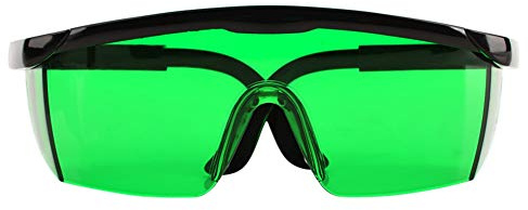 Gafas de Mejora Láser, Aumentan la Visibilidad, Uso Cómodo, Gafas de Nivel Láser Ajustables para Niveles Láser (Gafas mejoradas con láser verde)