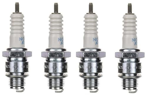 4x Zündkerze BR8HS – Zündkerzen Set für Motorrad/Roller/Scooter – kompatibel mit Aprilia, Benelli, Beta u. v. m.