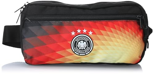 Adidas DFB WAISTBAG Fußball/Fußball-Hüfttasche für Unisex, Schwarz/Weiß, Einheitsgröße