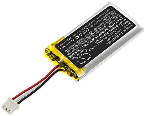TECHTEK Batteries Compatible avec [Sennheiser] 10 USB ML EU, 20 Phone, 30 HS, 30 Phone, 30 USB ML EU, DW 30 HS, EPOS SDW 30, EPOS SDW 60, GSP370, Impact 5033, Impact 5034, Impact 5035, Impact 503 FBA