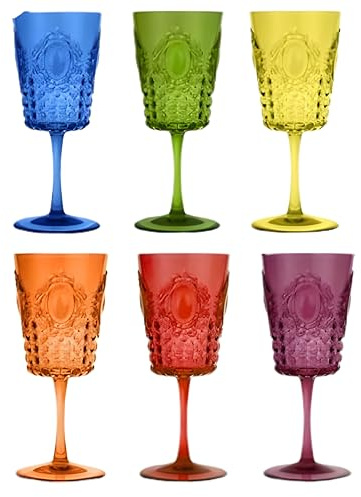 Baci Milano Set 6 bicchieri colorati Baroque & Rock Anniversary, 8090162