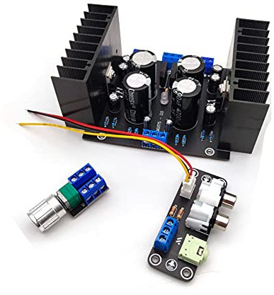 Fcuajdkq Scheda Amplificatore di Potenza LM1875 Doppio Canale 2.0 2X30W Scheda Amplificatore di Potenza Pure SteReo Fai da te Modulo Ad Alta Potenza
