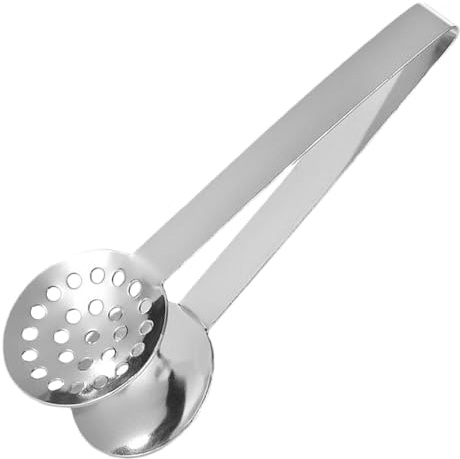 Spremiagrumi per bustine di tè, in acciaio, pinza per bustine di tè, cucchiaino per bustine di tè, clip per scolapasta | afferrare cubetti di zucchero glassato | Cucchiaio con clip di limone per