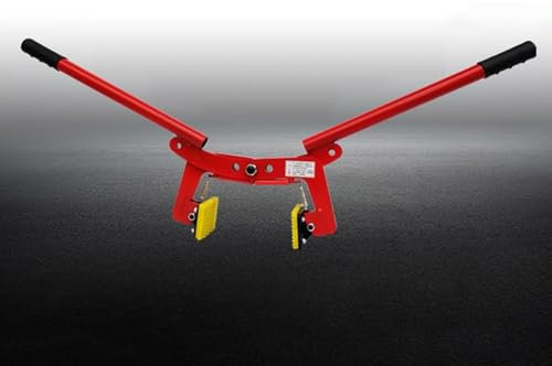QLXYYFC Paving Slab Lifter Steel Lifting Clamps, Handed Stone Carrying Paver Lifter Tongs, Curb Scissor Lifter(L)