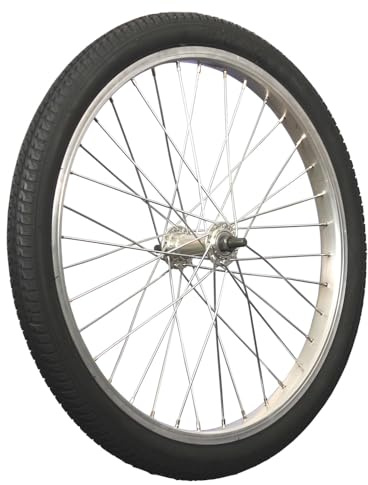 20 Zoll Laufrad Aluminiumfelge 1,20x16 Lastenspeichen und Bereifung für Anhänger Silber