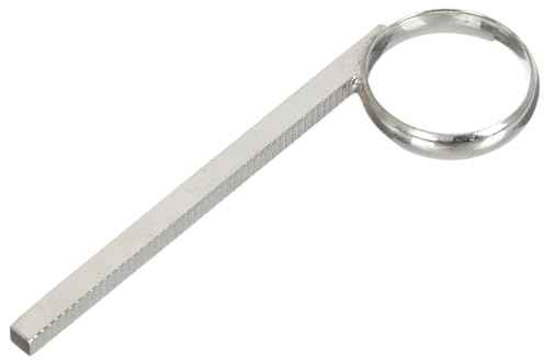 ifundom Metall Trompetenzug Fingerring in Silber mit Halterungsschraube Rostfrei und Leicht für B-dur Trompete Zubehör für Musiker und Instrumentenpflege