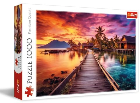 Trefl - Puzzle 1000 Teile, Die Paradiesinsel, Klassische Puzzles
