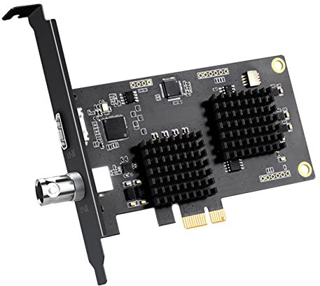 Faeymth Dual-Way-SDI-Videoaufnahmekarte 1080P HD PCIE-UnterstüTzung VMIX-Videokonferenzsoftware Push Stream SDI