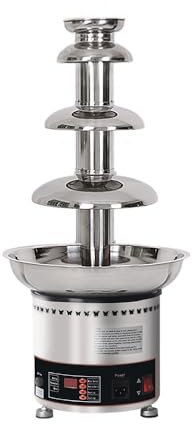 Chocolate Fountain Machine, 4/5/6/7 Tiers Commercial Fondue Waterfall with Temperature Control, Sauce Heater for Party, Restaurant, Wedding, Buffet