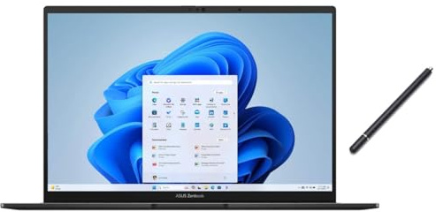 ASUS Zenbook - Computer portatile touch screen FHD+ da 14, Intel Core Ultra 7 255H (serie 2), GPU Intel Arc di livello superiore, copilot, retroilluminato, 16 GB di RAM DDR5, SSD da 512 GB, Windows