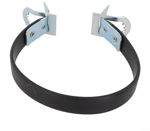 Heavy Duty Side Lift Car Battery Carrier Strap 14 Inch Metal and Rubber Belt for Reliable Battery Transport