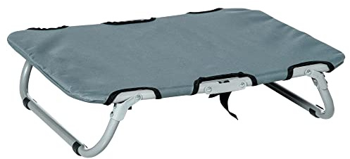 PawHut Hundeliege Outdoor Erhöht Klappbar Kühlend 59 x 46 x 15 cm Grau