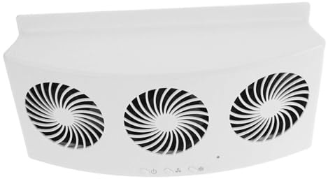 PENIKOKO Ventilador de Ventana para Coche con Energía Solar Ventilador de Extracción para Circulación de Aire Enfriador Portátil para Reducción de Calor Instalación y Funcionamiento