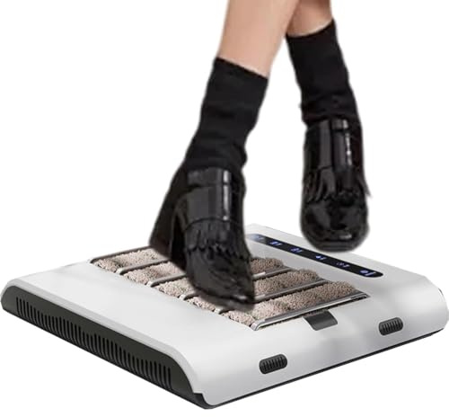 Máquina automática de limpieza de suela de zapatos, pulidora de zapatos de inducción recargable de 260 RPM, fácil de limpiar para uso doméstico