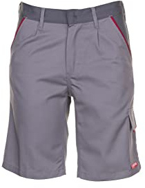 Planam Highline Kortbyxor Herr, Zink Skiffer Röd, Modell 2371, Storlek XXL