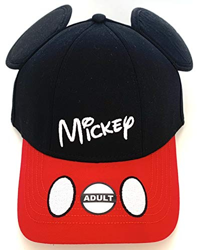 Disney Its Mickey Ears Hat Adult Black Red