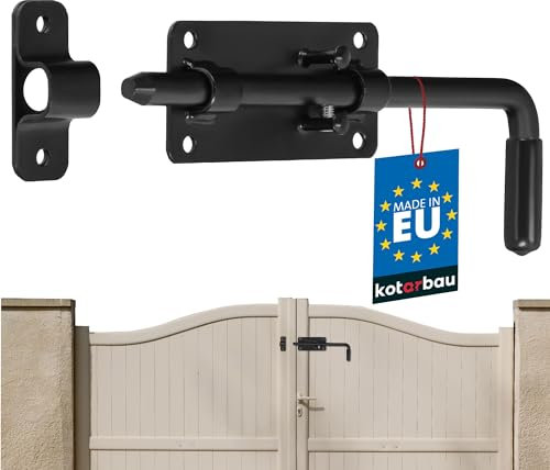 KOTARBAU Bolzenriegel Torriegel Schlossriegel Riegel Türriegel Verrieglung Torschieber Türschieber Torschlossriegel Bodenschieber Sektionaltor 220 mm