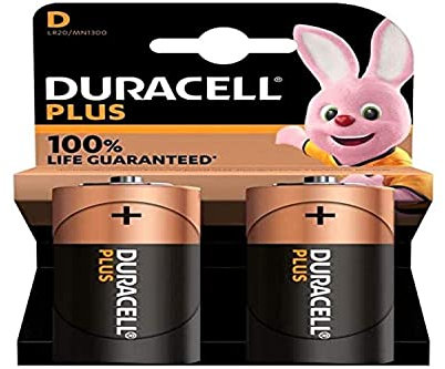 Duracell Batterie Plus New -D (MN1300/LR20) Mono 2 Stück