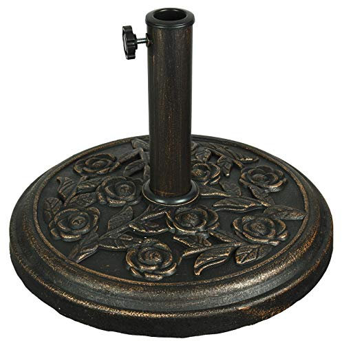 Albert Austin Gazebo Weights Umbrella Iron Holder Canopy Outdoor Parasol Stand Holder Support Parasol Accessories Cast Iron