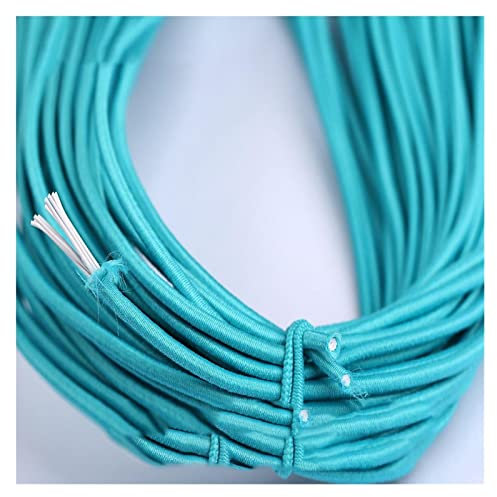 ZZSRJ Banda de elástica de 2 mm de Cuerda elástica de la Cuerda elástica Correo de Goma de Goma Cordera de Cuerda con Cuentas de Cuerda for Ropa de Coser (Color : 21, Width : 2mm)