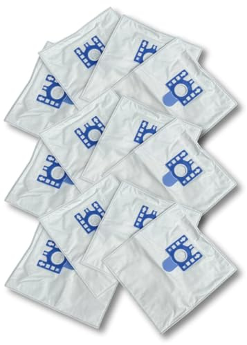 Avern GN Type Vacuum Hoover Bags (12 Pack) For Miele Classic C1 Complete C2 C3 Cat & Dog, Powerline, Silence Ecoline Vacuum Cleaners (12 Bags) + 2 Filters