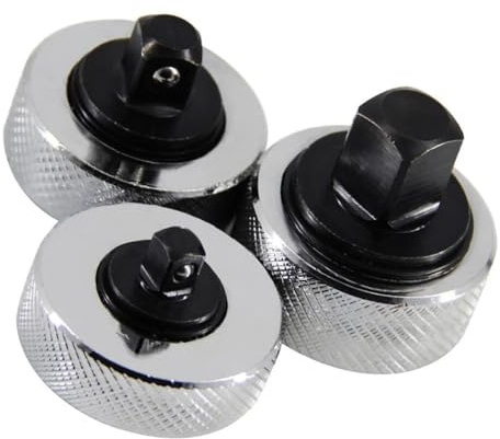 Bestgle Juego de Llaves de Dedo de 3 Piezas, Mini Llave de Carraca, Llave de Carraca de Rueda de Pulgar de 1/4 Pulgadas, 3/8 Pulgadas y 1/2 Pulgadas Varias Unidades