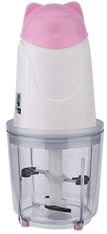 DSSWTP HOT!Electric Food Chopper,0.6L Glass Bowl Grinder for Meat, Vegetables, Fruits Nuts