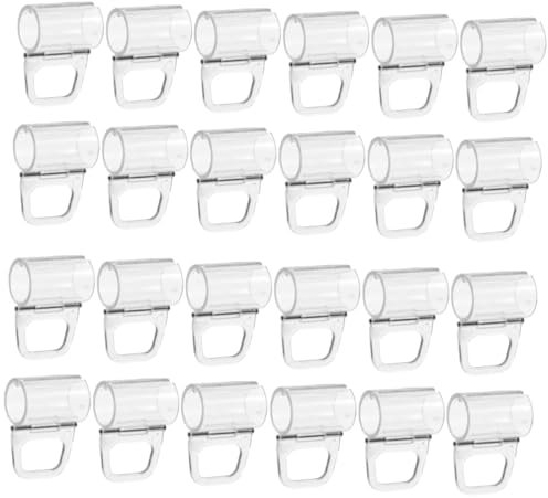 ABOOFAN Stück Griffrollo Fensterrollo Griffe Aus Kunststoff Volant Clips Clip Für Jalousien Vorhang Clip Haken Rollo Zug Clip Vorhang Zubehör Jalousien Vorhang Befestigungsclips