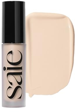 Saie Slip Tint Radiant Cream Concealer & All-Over Face Makeup - Concealer for Dark Circles, Redness & Blemishes - Lightweight Makeup Made with Hydrating Hyaluronic Acid - Shade 1 (0.17 oz)