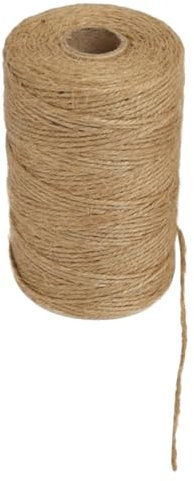 HOMOCONO 1rolle Naturbelassene Jute-Schnur Hochwertige Strapazierfähige Bastelschnur Für Gartenarbeit Dekoration -projekte Für Hochzeiten Und Kreative Handwerksarbeiten
