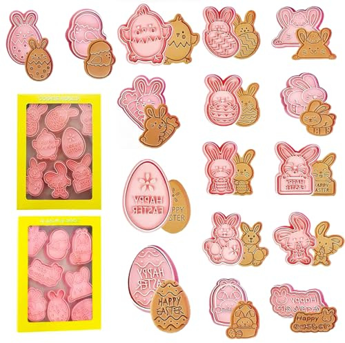 Cortador de galletas para niños, 16 piezas, cortadores de galletas, forma de animales, galletas, fondant, cortadores de pan y verduras, cortador de sándwich (aster)