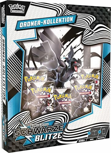 Pokémon-Sammelkartenspiel: Ordner-Kollektion Karmesin & Purpur – Schwarze Blitze (Zekrom-Ordner & 5 Boosterpacks)