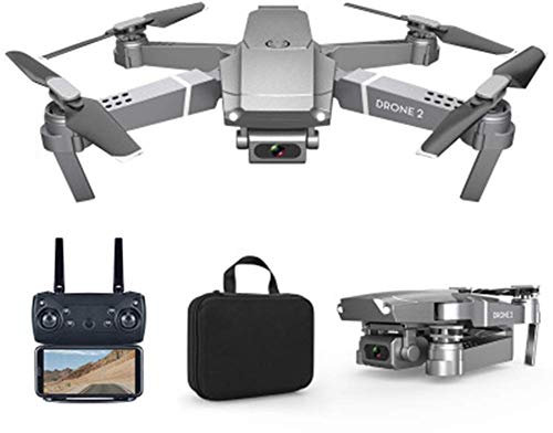 Drone Quadcopter UAV con Fotocamera da 48 MP Video 4K a 3 Assi Gimbal 34 min Tempo di Volo ， Funzione del sensore a gravità, Una Chiave decolla/atterraggio, Argento 4K (Colore: Argento 1080p)