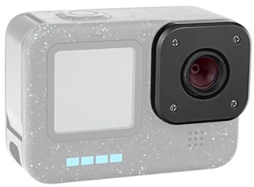 Objectif zoom Mod compatible avec GoPro Hero 13 12 11 10 9 Noir adapté pour la chasse et le tir vidéo