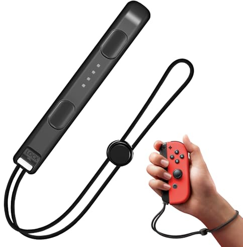 Controller Handgelenksschlaufe Kompatibel mit Switch, Für Joycon, Verstellbares Armband mit Sicherungsmechanismus, Ersatz Handriemen Zubehör für Gaming, Ideal für Bewegungssteuerung Sportspiele